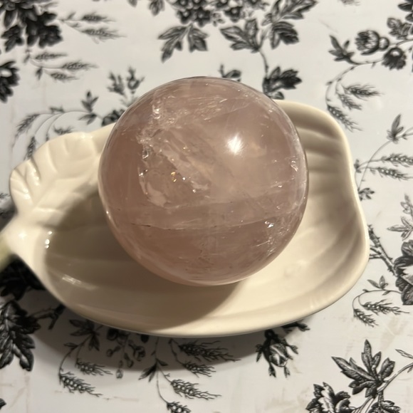 Rose Quartz Gemstone Sphere - Picture 3 of 4